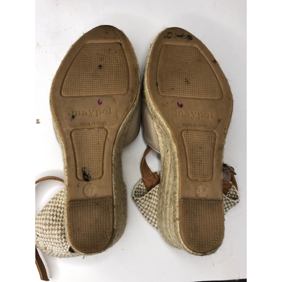 Maypol Tan Wedges - Picture 9 of 9